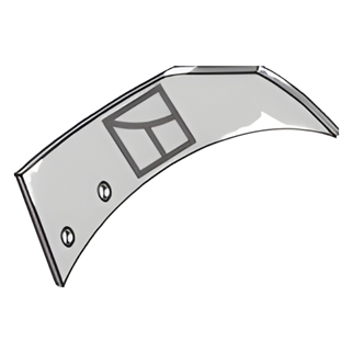 Øverum halmskrællerplade højre 83969