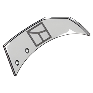 Agrolux halmskrællerplade højre 83969