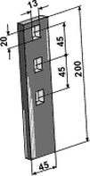 Väderstad slidstykke for slæbetand  45 mm bred
