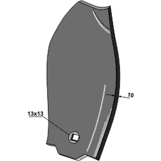 Doublet Record Mega Dan afstryger højre 0423250