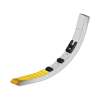 VÄDERSTAD SPIDS 350X50X20 HÅRDMETAL MED SVEJSEBELÆGNING 473698