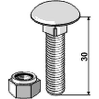 Bræddebolt 8 x 30 