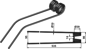 Fransgaard SR-3200 fjeder51218