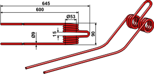 Fransgaard SR-4200 fjeder52218