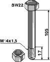 Spearhead bolt M14x1,5x105 (10.9)