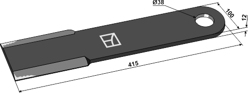 SPEARHEAD Snitter-kniv 415mm