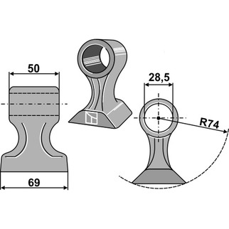 Bomford Hammerslagle 7190464