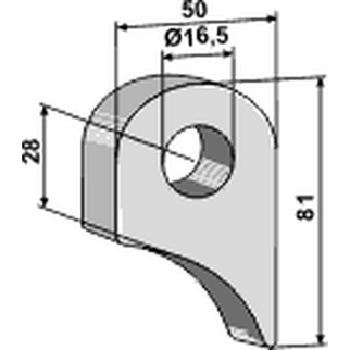 Påsvejsningsholder Ø16,5 