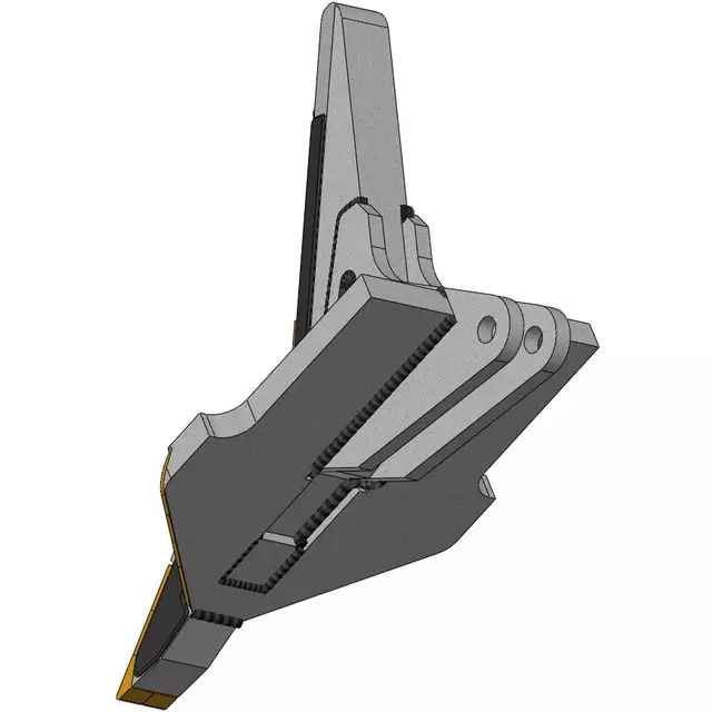 Slidspids til HE-VA 200 mm karbid og svejsebelægning - 645000044