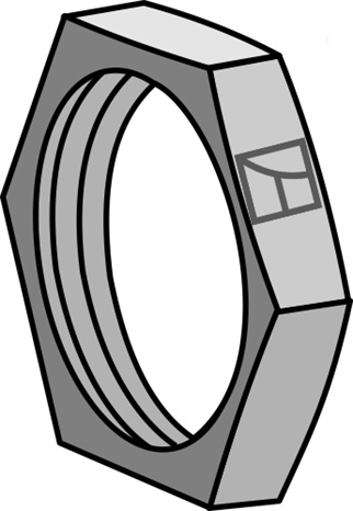 Väderstad kontramøtrik M30x2 gevind 
