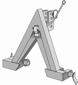 A-ramme traktordel kat.3