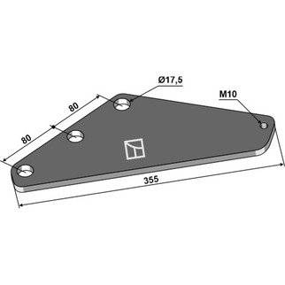 Strautmann Forstærkede knivholder 60903205