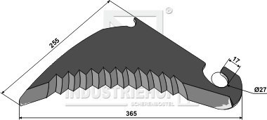 Claas kniv til presser 851022.00 (5 mm)