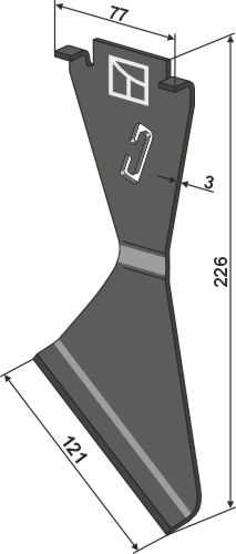 Väderstad afskraber venstre - 252781