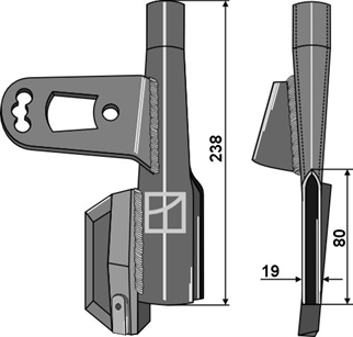 Väderstad såskær - venstre - 179593