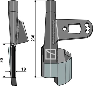 Väderstad såskær, Marathon - højre - 30008328