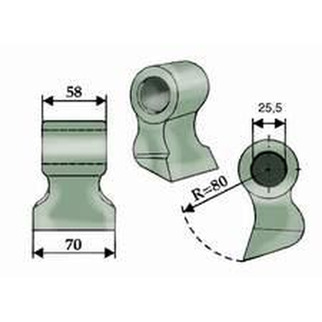 F.A.E. FML slagle Ø25,5 mm 