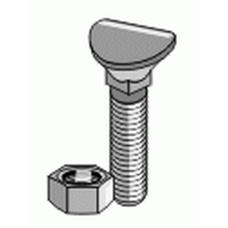 Radrenserbolt M10x35 